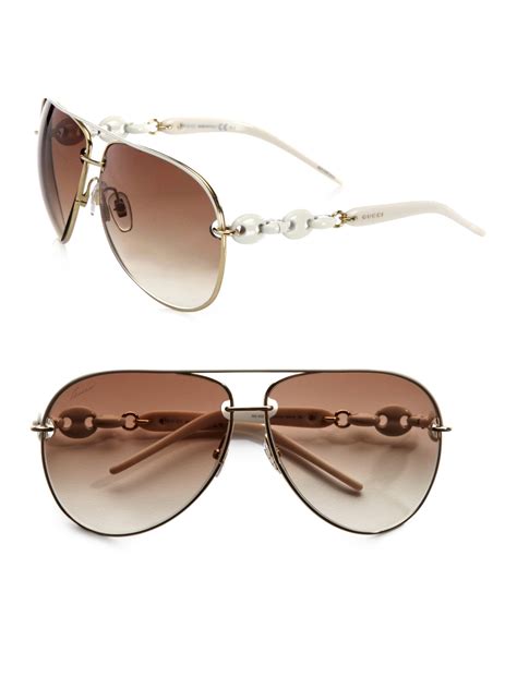 gucci round metal aviator sunglasses|Gucci aviator prescription sunglasses.